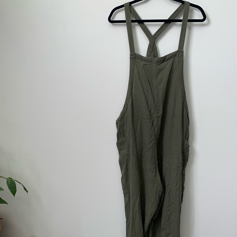 Comfy linen overalls
